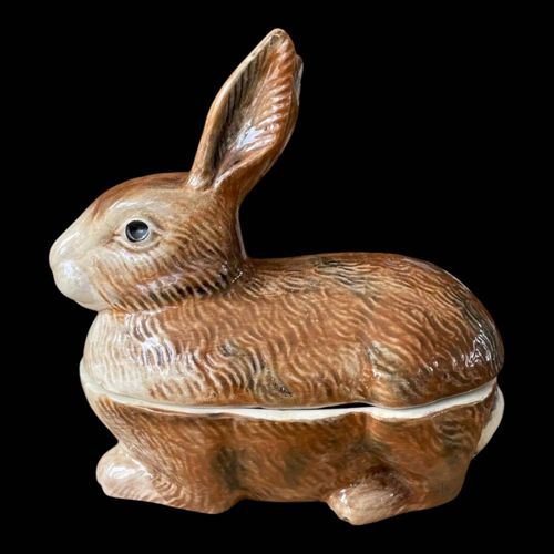 Terrine Lapin Caugant Marron