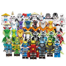 Mini figurines Lot 32 serpents ninja phantômes pirates Briques Poupée Jouet Pour Enfant