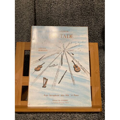 Emile Lelouch Boutade Pour Saxophone Alto Et Piano Partition Éditions Combre