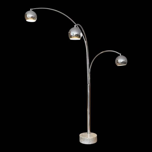 Lampadaire Muguet Goffredo Reggiani 1970 Argent