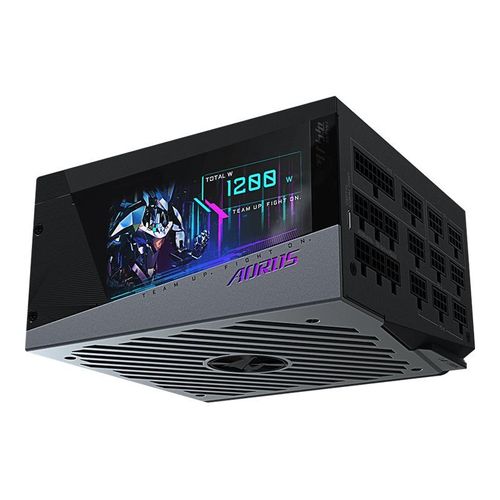 AORUS P1200W GP-AP1200PM - Alimentation électrique (interne) - ATX12V 2.3/ EPS12V - 80 PLUS Platinum - CA 100-240 V - 1200 Watt - PFC active