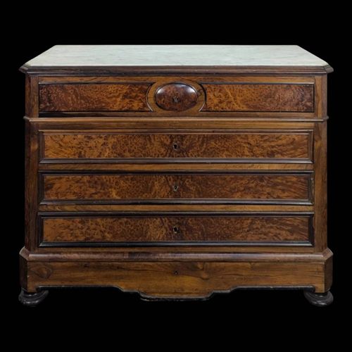 Commode Secrtaire En Loupe Daposorme Et Palissandre Bois
