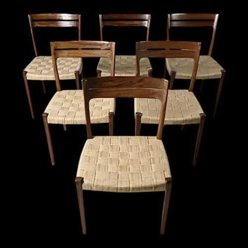Lot De 6 Chaises Scandinaves Svegards Markaryd Beige