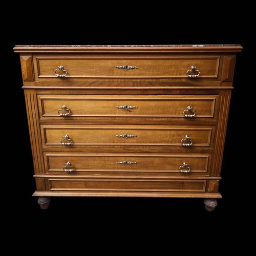 Commode Ancienne 4 Tiroirs Bois