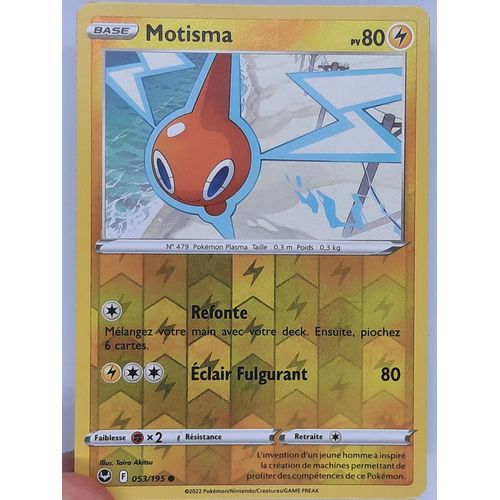 Motisma Reverse - Pokémon - Set Tempête Argentée - 053/195 - Eb12 - Française