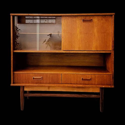 Buffet Scandinave Vintage En Teck 1960 Bois