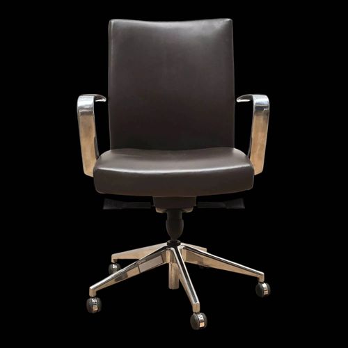 Fauteuil De Bureau Tilt Confrence Chair Hbf Marron