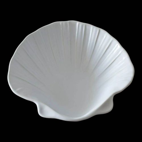 Plat Coquillage Blanc Mile Henry Blanc