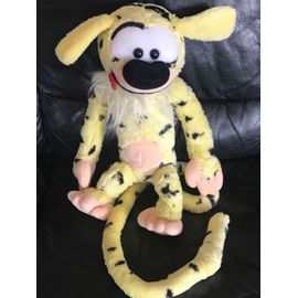 Grande Peluche Marsupilami Jaune Et Noir 45cm