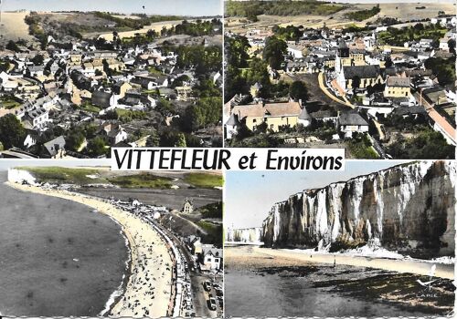 Carte Postale "Vittefleur Et Environs Vus D'avion" (Seine-Maritime)