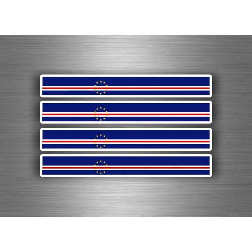 4x Autocollant Sticker Voiture Moto Stripes Drapeau Tuning Brassard  Cap Vert