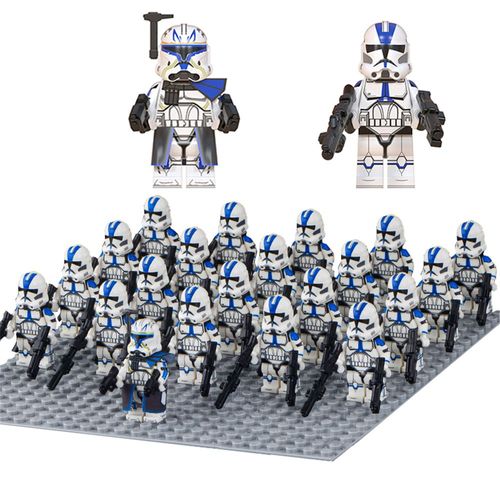 21 pièces Star War Mini Figurine Action Jessy Soldat de choc de la 501e Légion Bloc de Construction jouet Pour Enfans