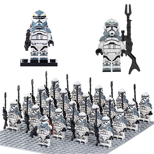 21 pièces Star War Mini Figurine Action Clone de l'Ancienne République Storm Soldier Bloc de Construction jouet Pour Enfans