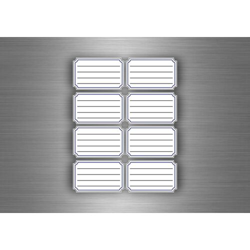 16x Autocollant Sticker Etiquette Cahier Scolaire Livre Classeur Ecole Classe R1