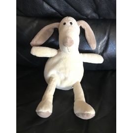 Doudou Chien Beige Et Gris Gifi 25cm