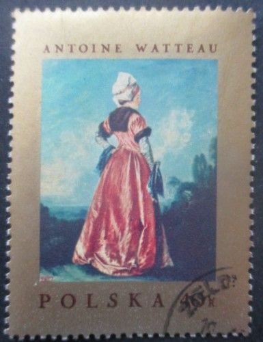Pologne N°1661 Tableau De Watteau Oblitéré