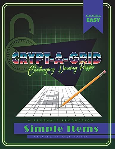 Crypt-A-Grid: Challenging Drawing Puzzles: Simple Shapes