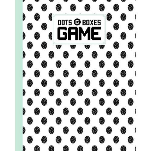 Dots And Boxes Game: Dots & Boxes Activity Book Volleyball Cover - 120 Pages!, Dots And Boxes Game Notebook - Short Or Long Games (8.5 X 11 Inches) By Siegrid Graf