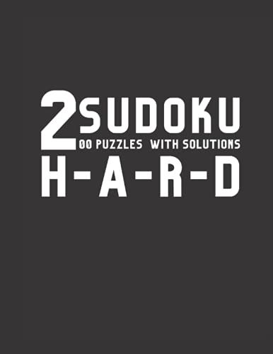 Sudoku Puzzles: Sudoku Puzzle Book For Adults, Seniors And Kids, With Solutions, Hard Sudoku, 200 Puzzles