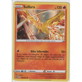 Carte Pokemon - Sulfura - 021/172 - Holo-Rare - Épée Et Bouclier 9 - Stars Etincelantes - Eb9 - Vf