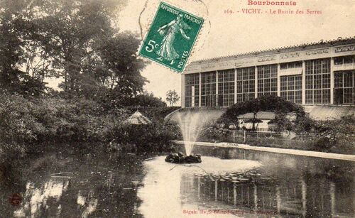 Carte Postale Ancienne  - 169 - Vichy - Le Bassin Des Serres