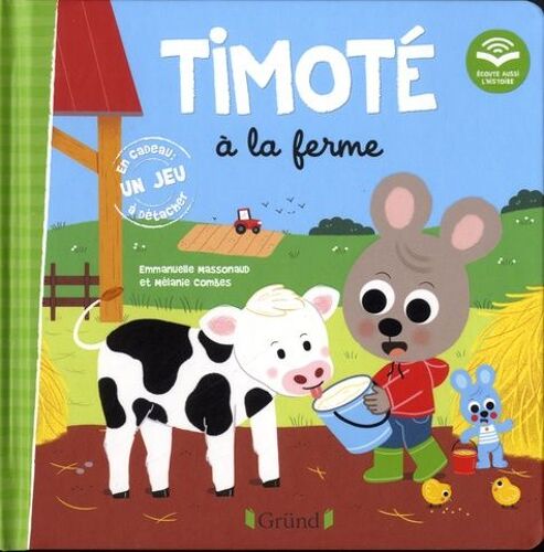 Timoté - Timoté À La Ferme - Avec 1 Jeu À Détacher