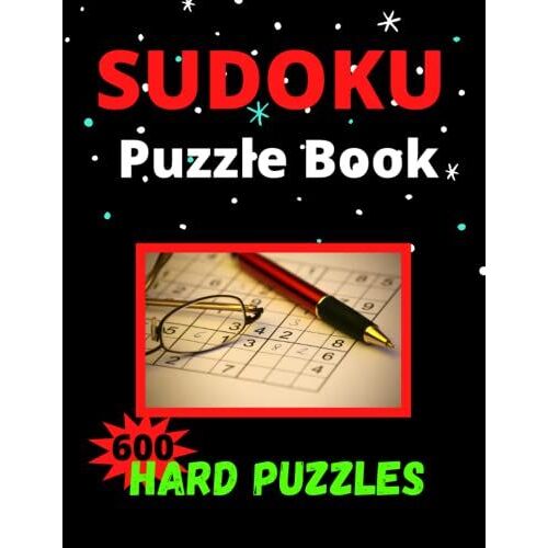 Sudoku Puzzle Book, 600 Hard Puzzles: A Book With 600 Hardsudoku Puzzle