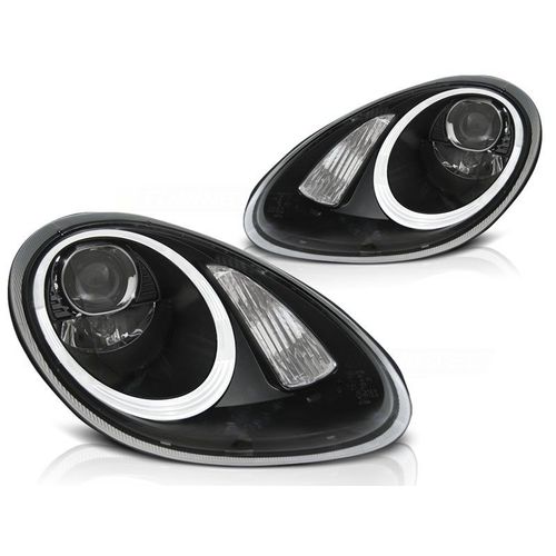 Phares Avant Porsche Boxster / Cayman 987 05-08 Hid Noir