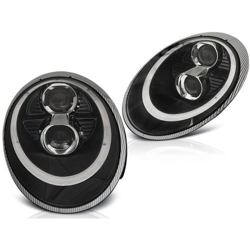 Phares Avant Porsche 911 (997) 04-09 Noir Tube Light Hid Xenon