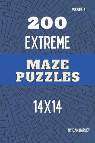 200 Extreme Maze Puzzles - 14x14 Volume 4