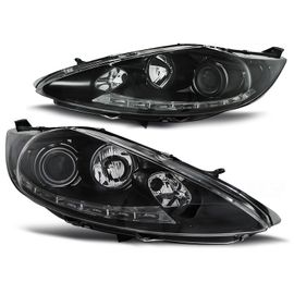 Phares Avant Ford Fiesta Mk7 08.08-09.12 Daylight Noir