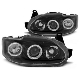 Phares Avant Ford Escort Mk7 02.95-00 Angel Eyes Noir