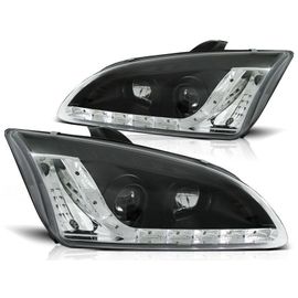 Phares Avant Ford Focus Ii 09.04-01.08 Daylight Noir