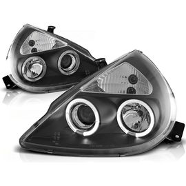 Phares Avant Ford Ka 11.96-08 Angel Eyes Noir