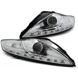 Phares Avant Ford Mondeo 07.07-11.10 Daylight Chrome Led Indicator