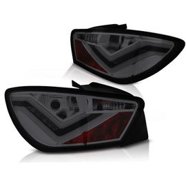 Feux Arrieres Seat Ibiza 6j 3 Portes 06.08-12 Rouge Fumée Led Bar
