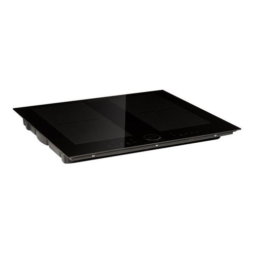 Klarstein Delicatessa 60 Table De Cuisson / Plaque à Induction Encastrable 4 Zones Flexibles - Commande Tactile Et Minuterie - 7000w - Céramique Noir