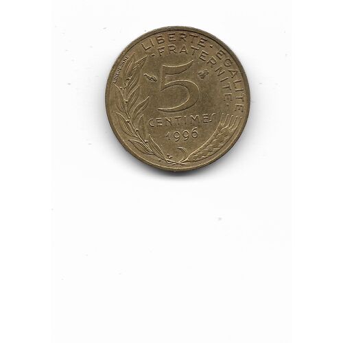 Pièce De 5 Centimes Marianne 1996