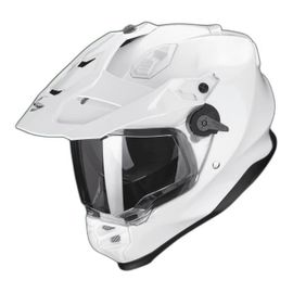 Casque Moto Intégral Scorpion Adf-9000 Air Solid Ece 22-06 - Blanc Perle - L