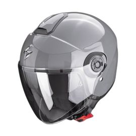 Casque Moto Jet Scorpion Exo-City Ii Solid Ece 22-06 - Gris Ciment - L