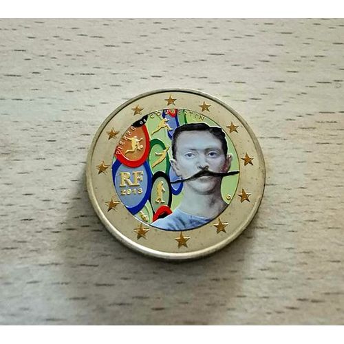 France 2013 - Coubertin - 2 Euros Commemorative Couleur - In Farbe - Colored - Coloriert