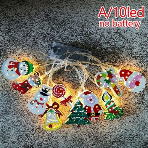 Guirlande Lumineuse Led Pour Arbre De Noël, Décor Pour La Maison, 2021, Ornements, Cadeaux De Noël, Nouvel An, Nav E1o1