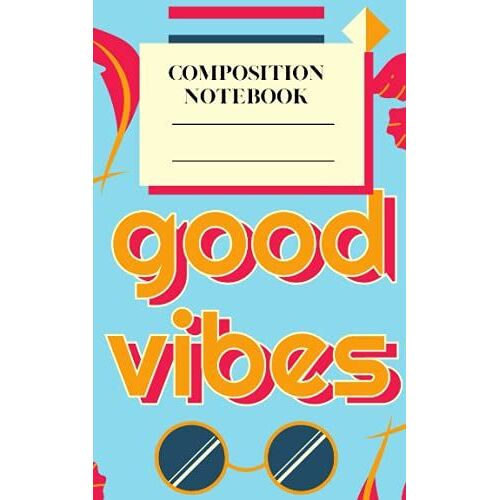 Composition Notebook - 200 Pages, College Ruled,5x8 - School Supplies