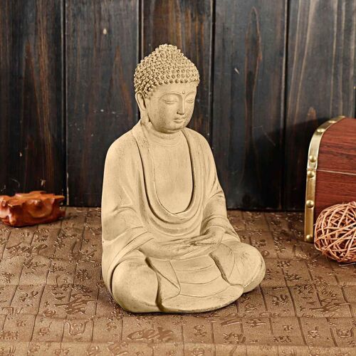 Statue de bouddha thaïlandais en résine Vintage, Sculpture, décoration de jardin, maison, bureau, artisanat d'ornement