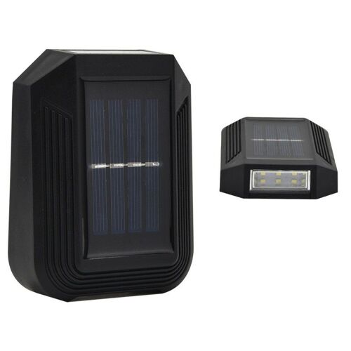 Applique Murale Solaire À Led, Imperméable, Éclairage D'extérieur, Haut Et Bas, Luminaire Décoratif, Idéal Pour Un Jardin, Des Escaliers Ou Une Clôture