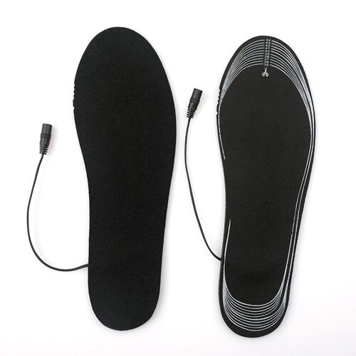 Semelles chauffantes électriques USB, les semelles chauffantes peuvent être coupées avec un câble USB, les pieds chauds d'automne et d'hiver lavés comme un trésor