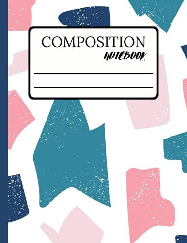 Composition Notebook: Abstract Patterned Notebook. 8.5x11, 110 Pages, Lined Paper: Patterned Lined Notebook