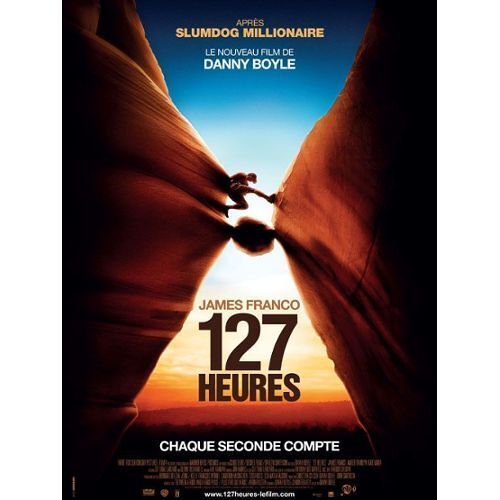 Cent Vingt Sept 127 Heures - 127 Hours - Danny Boyle - James Franco - Affiche De Cinéma Pliée 120x160 Cm