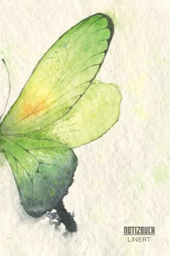 Notizbuch Liniert: Schmetterling Geschenke Schreibbuch Mit Liniertem Papier, Zum Schreiben Von Notizen, Mitschriften, Tagebuch. | Wasserfarben Kunst Edition #11 | 120 Seiten | A5 | 6 X 9