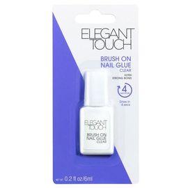 Brush On Nail Glue - Elegant Touch - Colle À Faux Ongles 